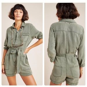 Anthropologie Devon Utility Romper